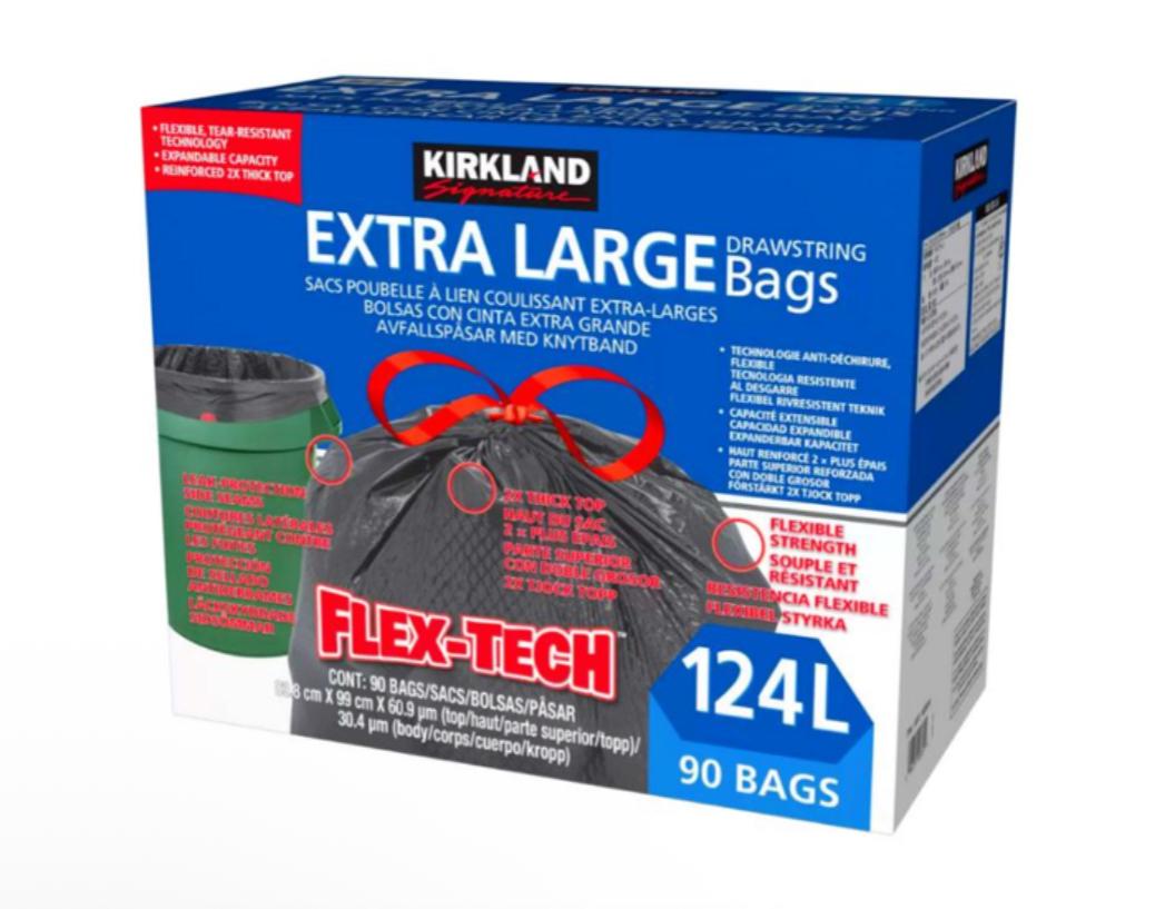 קירקלנד שקיות זבל ענקיות