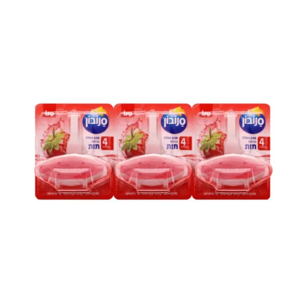 Sanobon Toilet Rim Block, Strawberry
