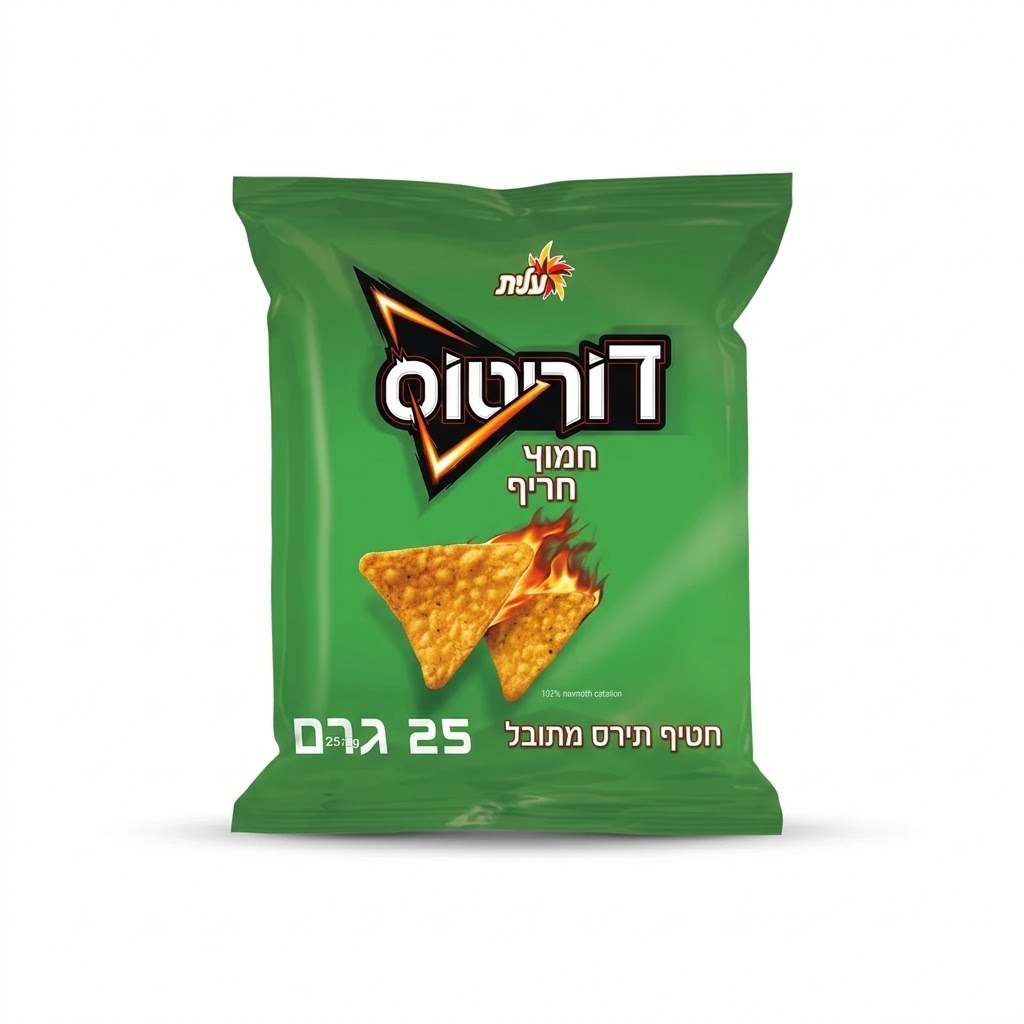 דוריטוס חמוץ חריף שקית אישית