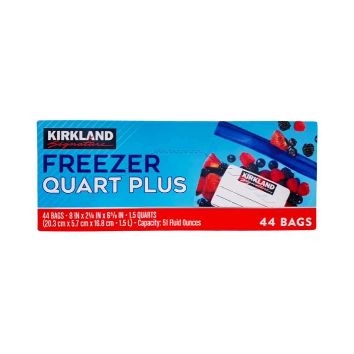 KIRKLAND | שקיות זיפלוק לסגירה הרמטית