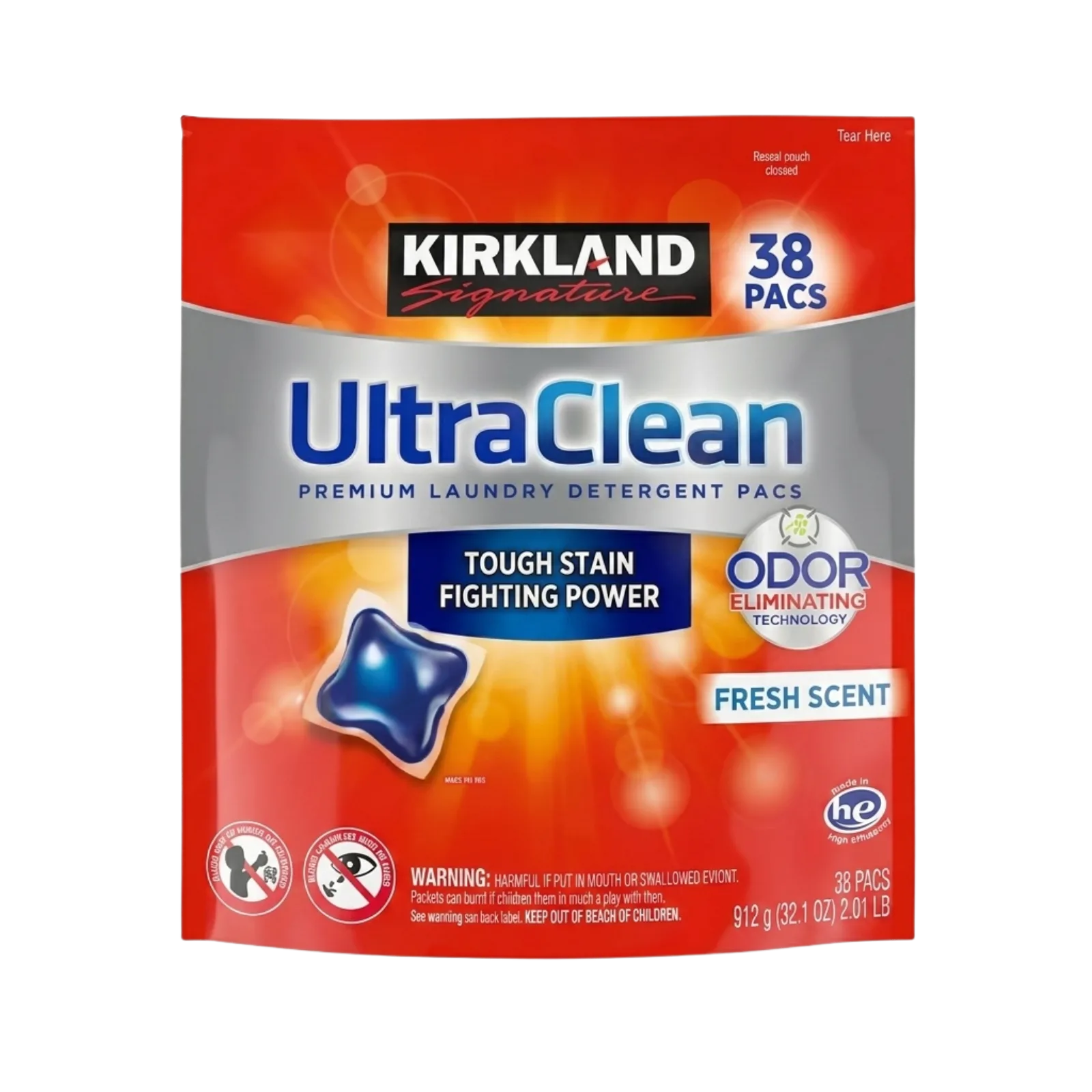 KIRKLAND | ג'ל לכביסה 38 קפסולות