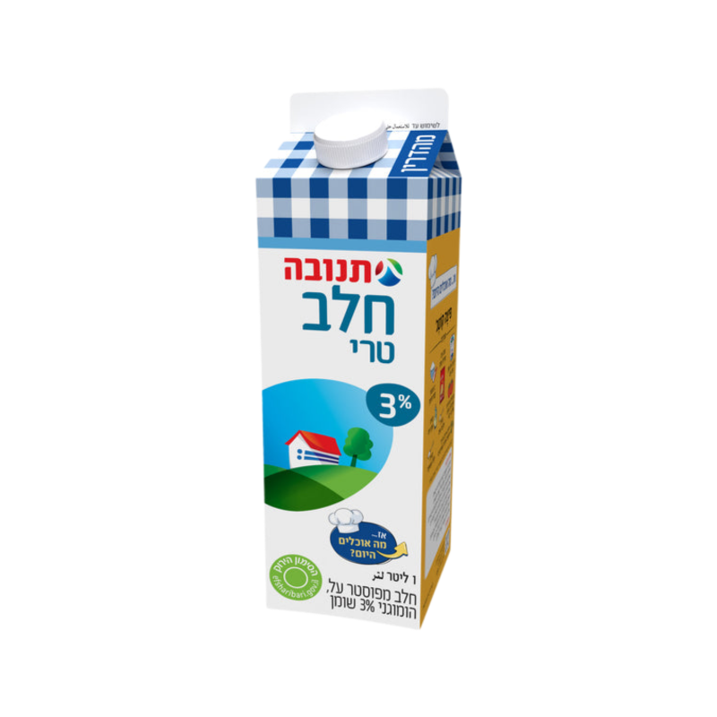 תנובה | קרטון חלב 3%