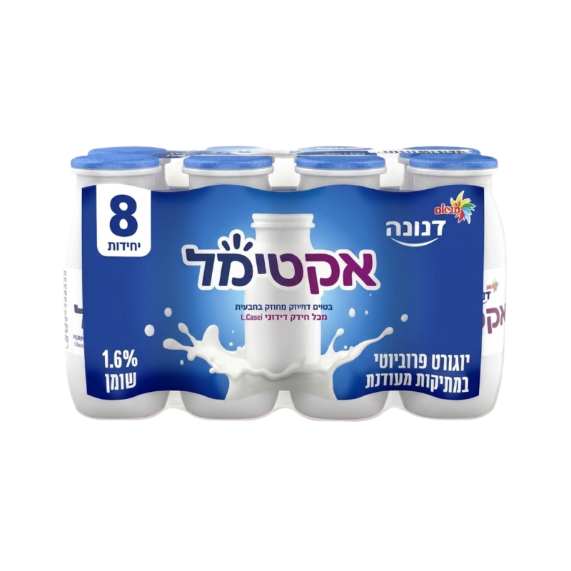 שטראוס | מארז 8 יחידות אקטימל במתיקות מעודנת