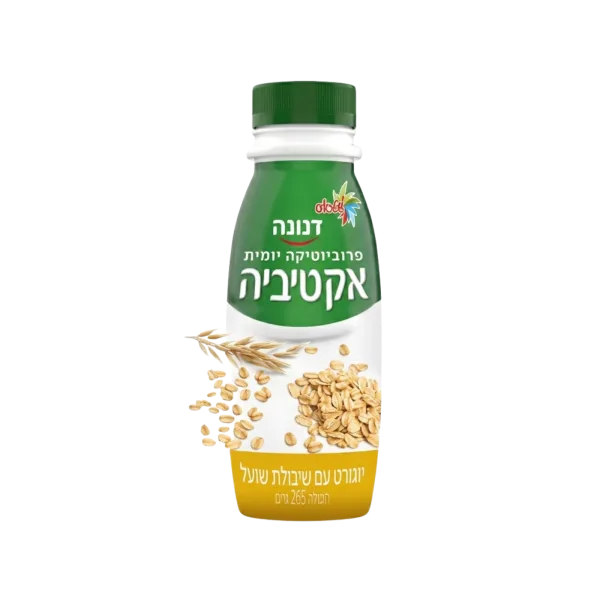 שטראוס | יוגורט אקטיביה במתיקות מעודנת עם שיבולת שועל