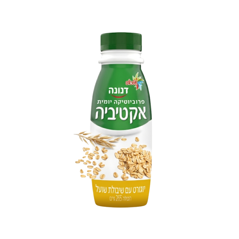 שטראוס | יוגורט אקטיביה במתיקות מעודנת עם שיבולת שועל