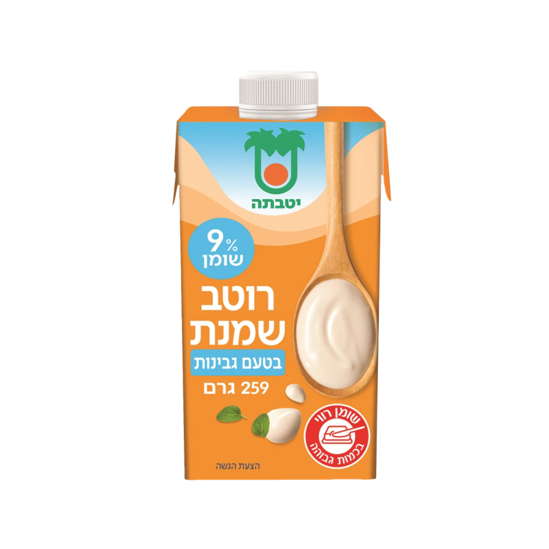 יטבתה | רוטב שמנת לבישול בטעם גבינות 9%
