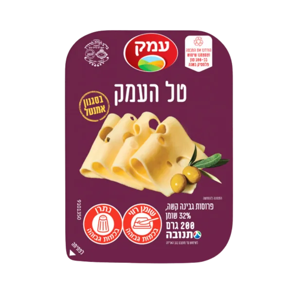 עמק | גבינה צהובה טל העמק 32%