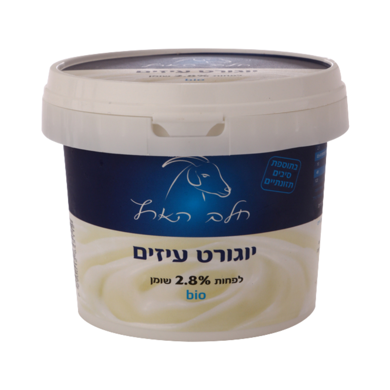 חלב הארץ | יוגורט ביו עיזים בטעם טבעי 2.8%