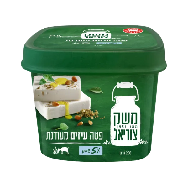 משק צוריאל | גבינת פטה עיזים מעודנת 5%
