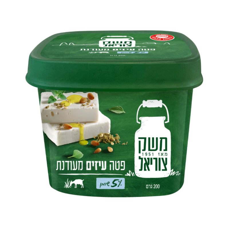 משק צוריאל | גבינת פטה עיזים מעודנת 5%