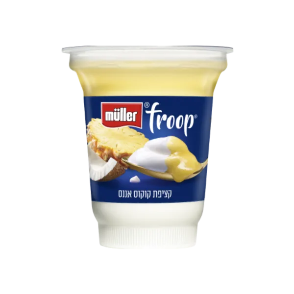 מולר | Froop יוגורט עם קציפת קוקוס אננס