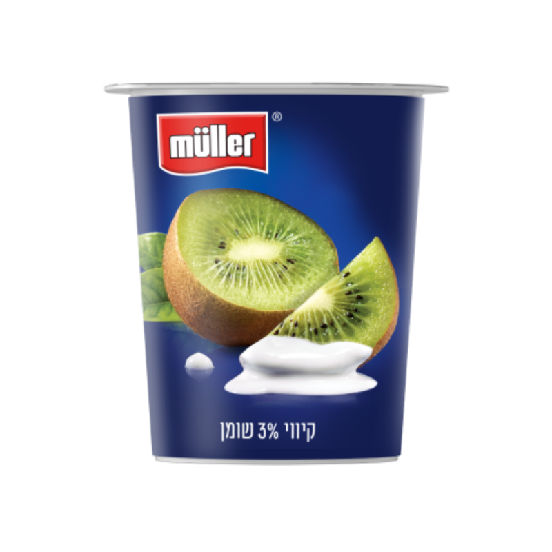 מולר | סימפלי יוגורט קיווי 3% שומן