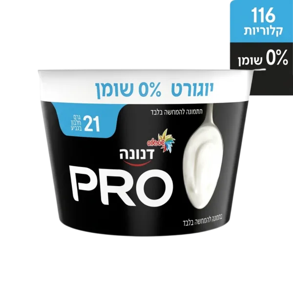 שטראוס | יוגורט פרו 0% 21 גרם חלבון בגביע