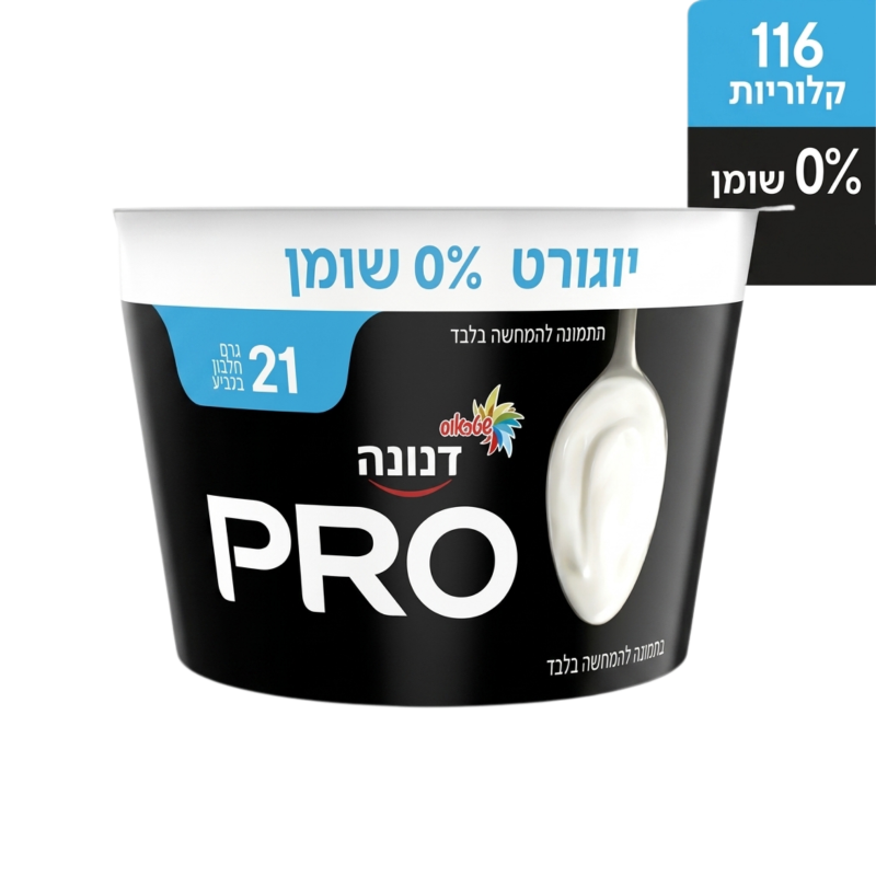 שטראוס | יוגורט פרו 0% 21 גרם חלבון בגביע