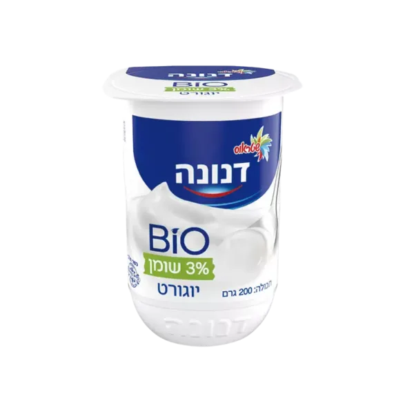 שטראוס | יוגורט דנונה ביו 3% שומן