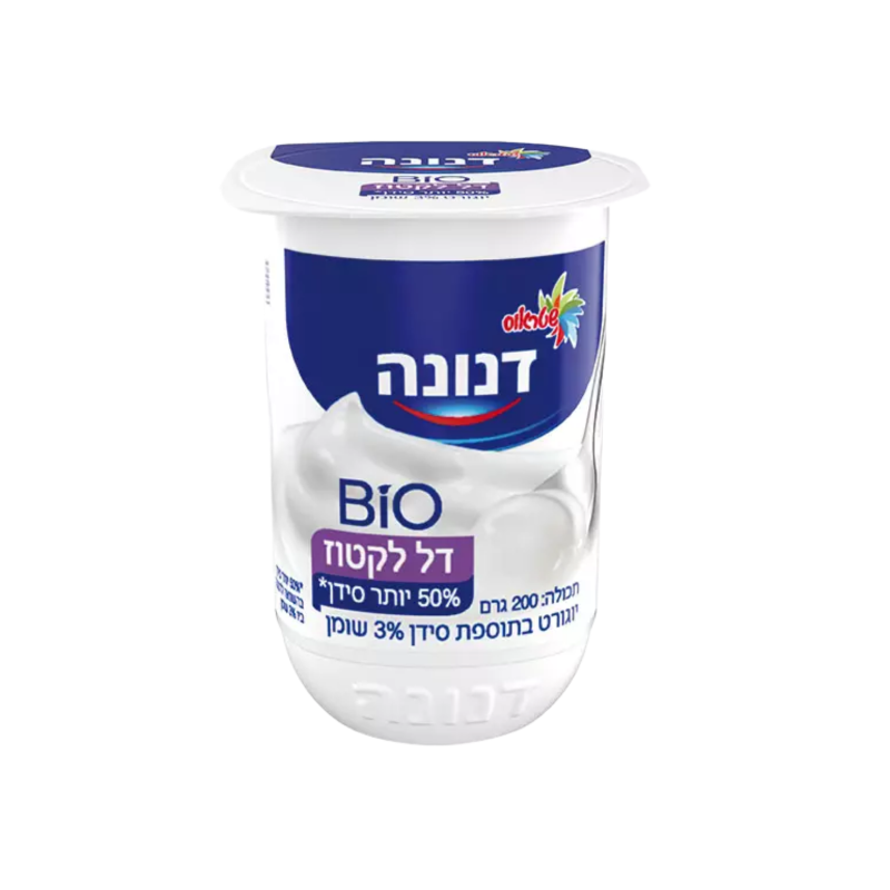 שטראוס דנונה יוגורט ביו דל לקטוז