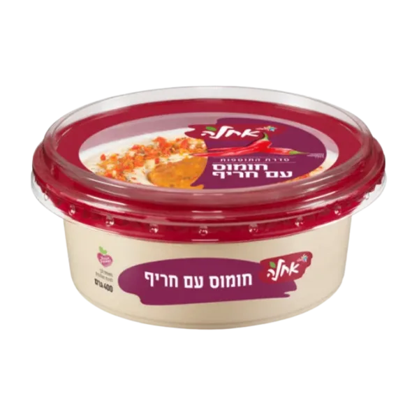 אחלה | סלט חומוס עם חריף