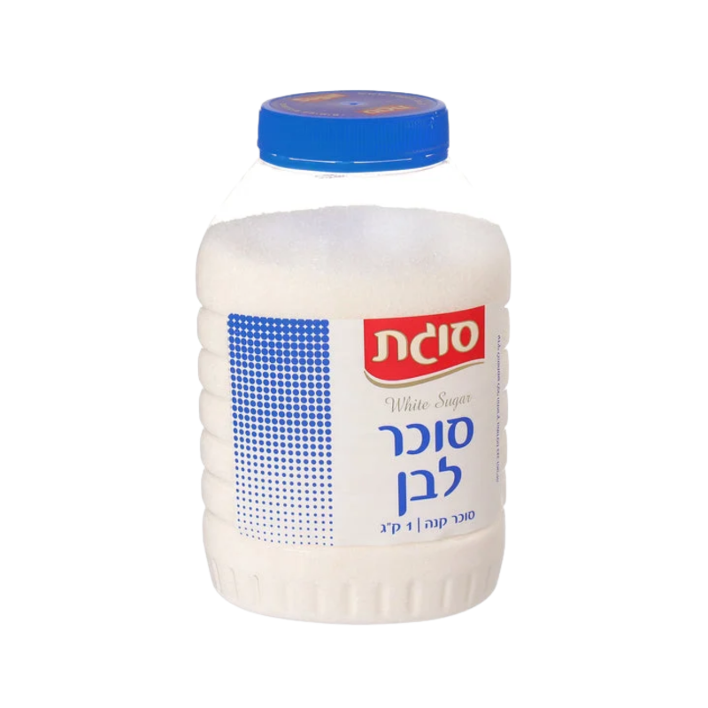 סוגת סוכר לבן בצנצנת