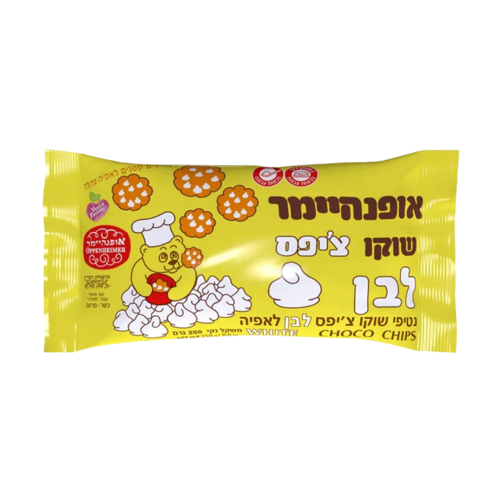 אופנהיימר שוקו צ'יפס לבן