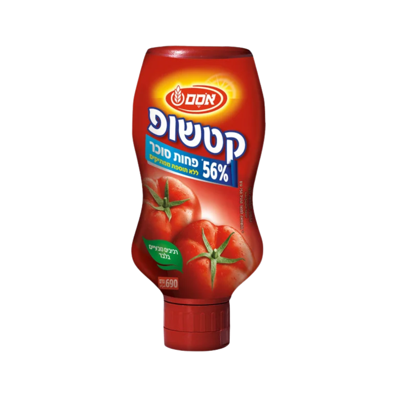 אסם | קטשופ פחות 56% סוכר