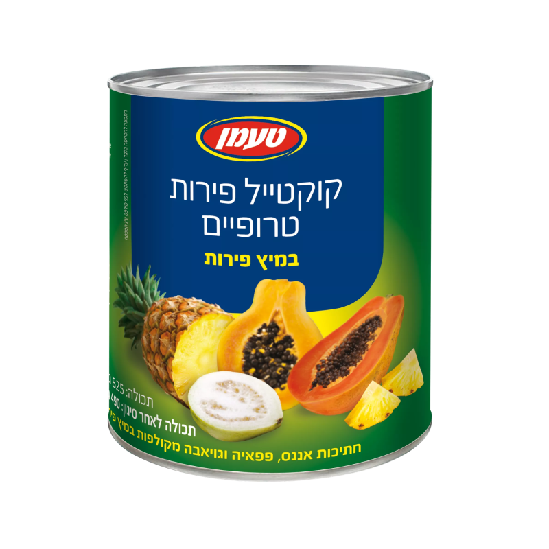 טעמן | קוקטייל פירות טרופיים במיץ פירות