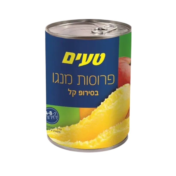 טעמן | פרוסות מנגו בסירופ קל