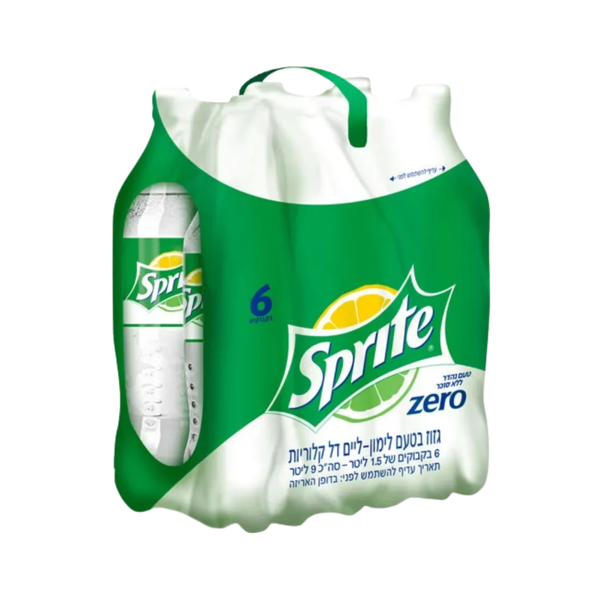 ספרייט זירו מארז שישייה 1.5 ליטר