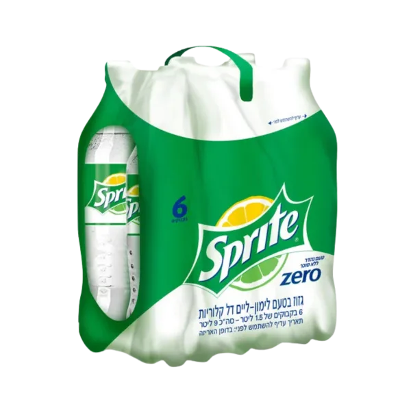 ספרייט זירו מארז שישייה 1.5 ליטר