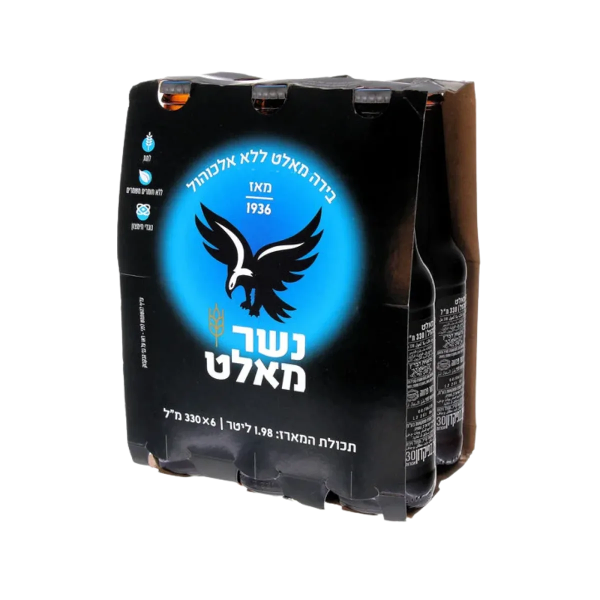 נשר מאלט | בירה ללא אלכוהול מארז שישייה