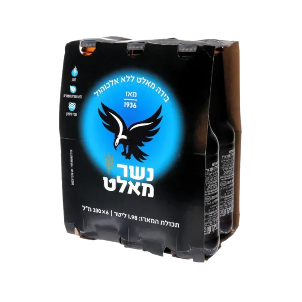 נשר מאלט | בירה ללא אלכוהול מארז שישייה