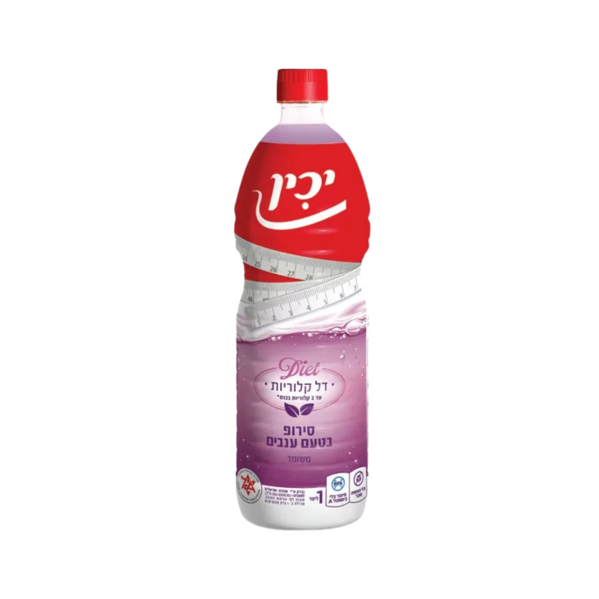 יכין | סירופ דיאט ענבים 1 ל’
