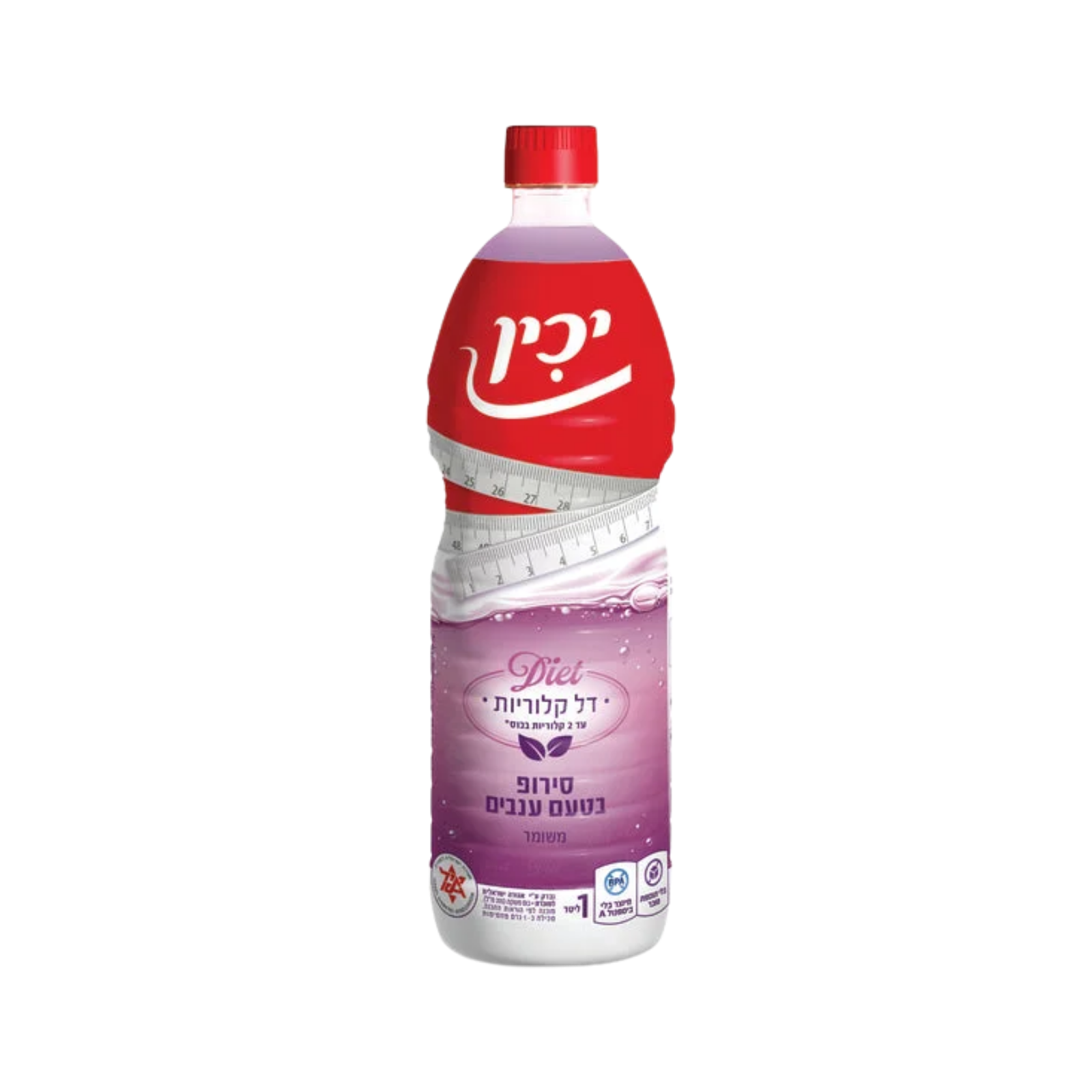 יכין | סירופ דיאט ענבים 1 ל'