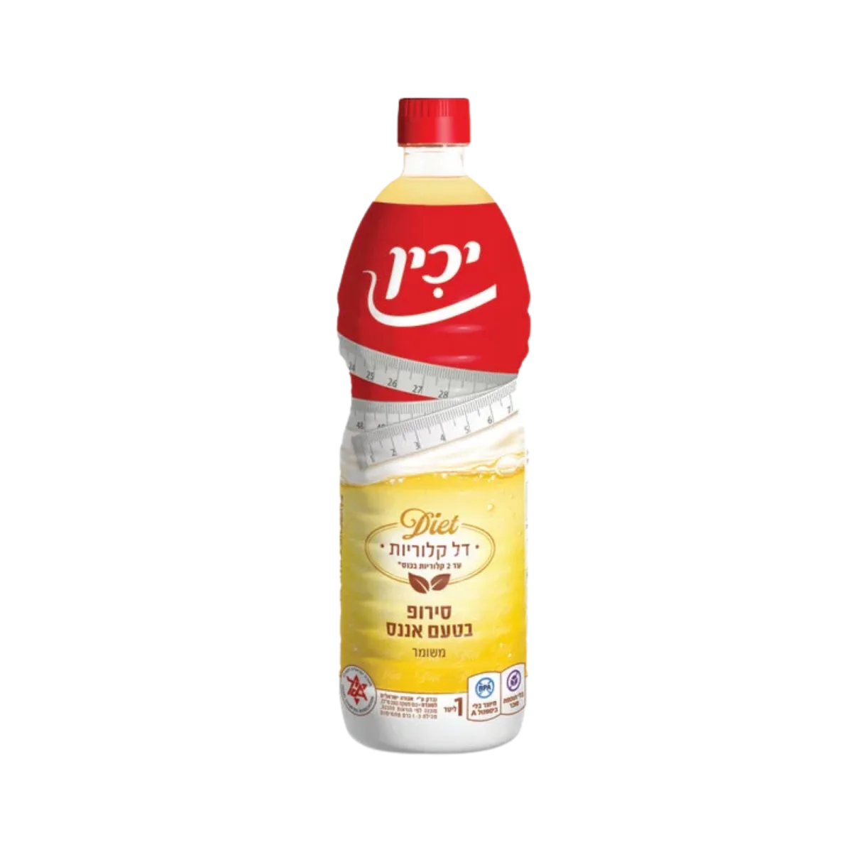 יכין | סירופ דיאט אננס 1 ל’