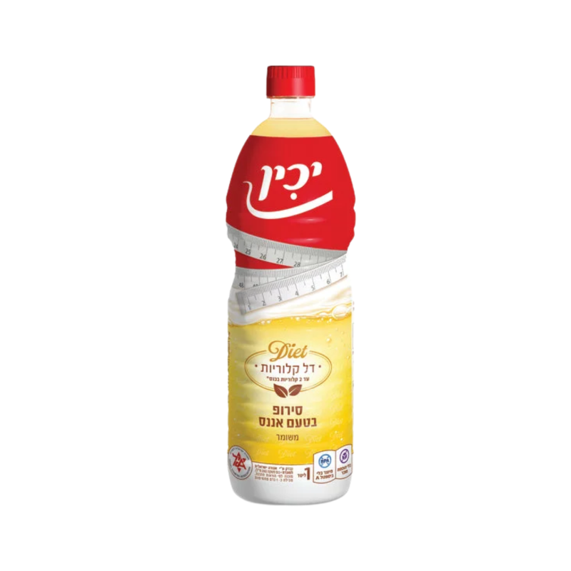 יכין | סירופ דיאט אננס 1 ל'