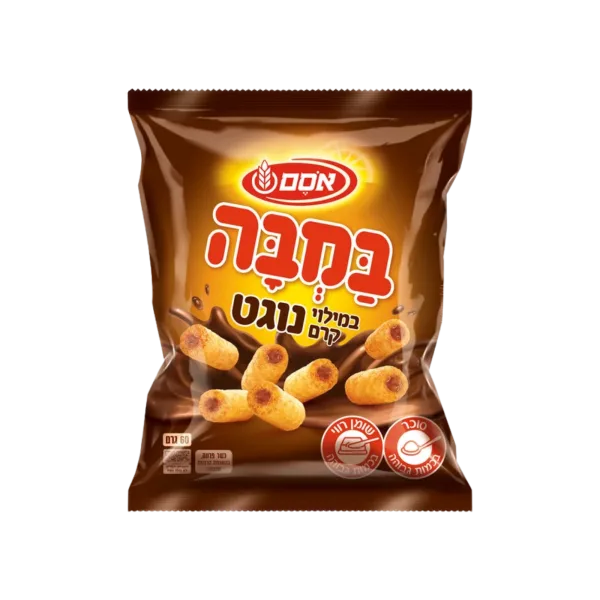 אסם | חטיף במבה במילוי קרם נוגט