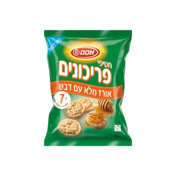 אסם | חטיפי פריכונים אורז ודבש