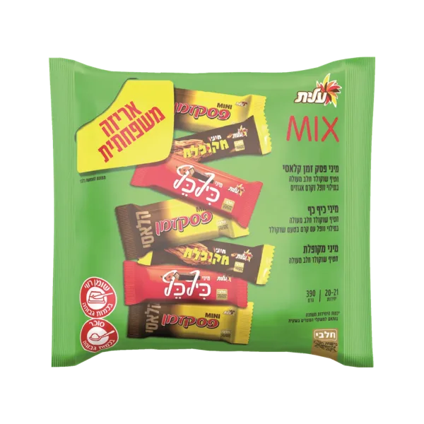 עלית | מארז מיקס חטיפי שוקולד מיני עלית