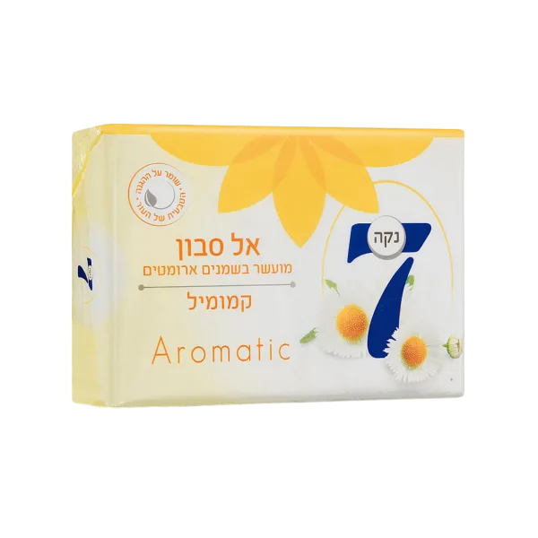 נקה 7 | אל סבון ארומטי מוצק צהוב קמומיל - מארז רביעייה