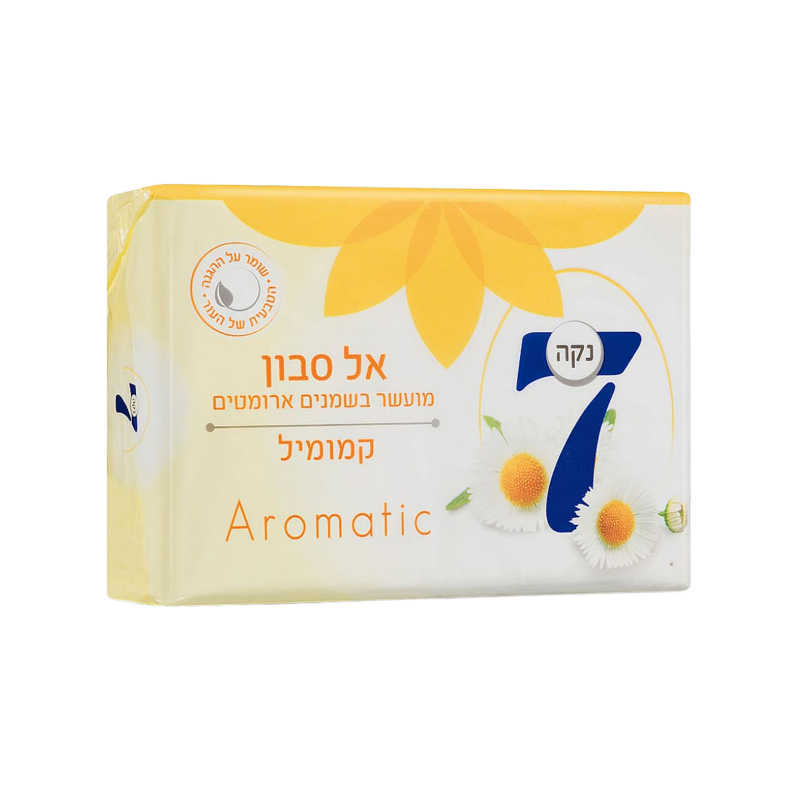 נקה 7 | אל סבון ארומטי מוצק צהוב קמומיל - מארז רביעייה