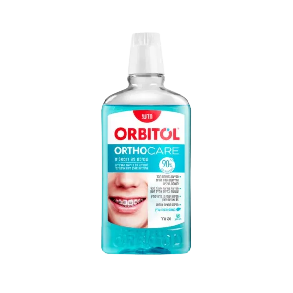 אורביטול | שטיפת פה ORTO CARE בטעם מנטה עדין
