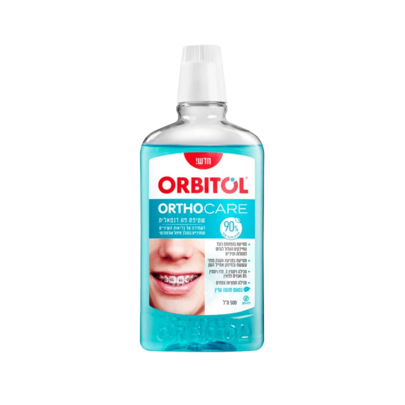 אורביטול | שטיפת פה ORTO CARE בטעם מנטה עדין