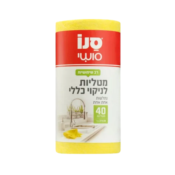סנו | מטליות לניקוי כללי בגליל