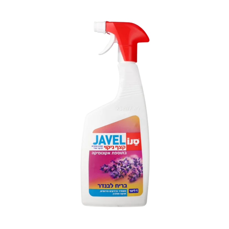 סנו JAVEL  | קצף ניקוי בתוספת אקונומיקה, בריח לבנדר