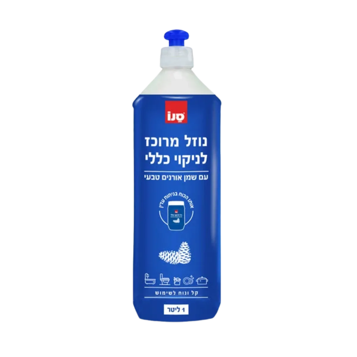 סנו | נוזל מרוכז לניקוי כללי עם שמן אורנים טבעי