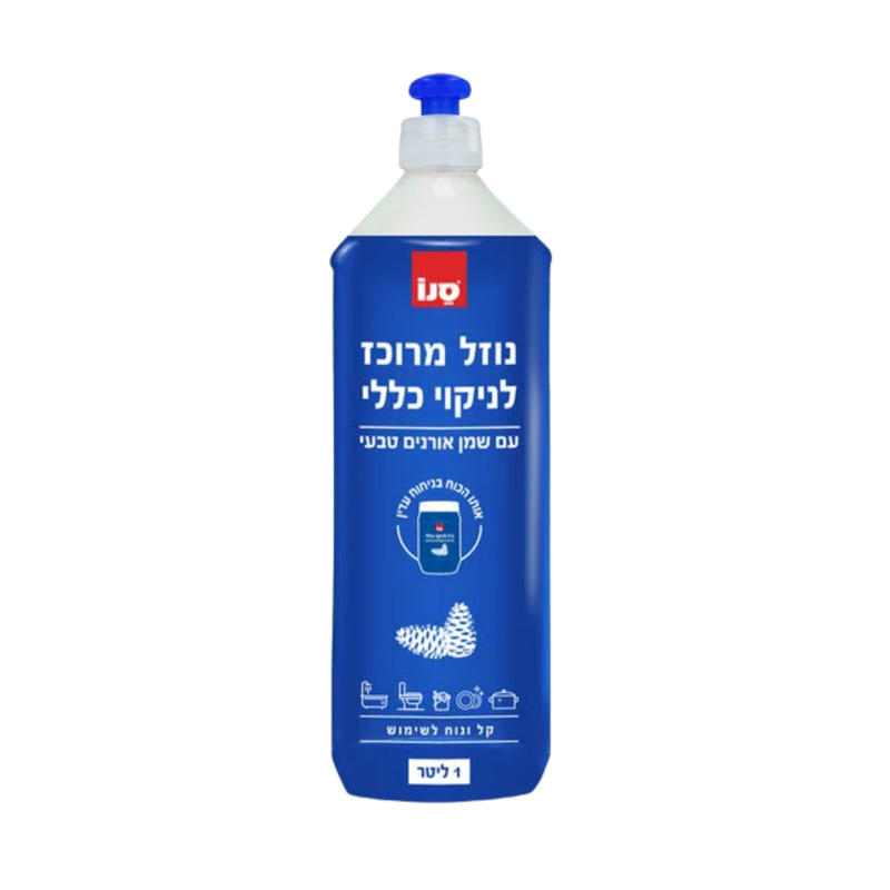 סנו | נוזל מרוכז לניקוי כללי עם שמן אורנים טבעי