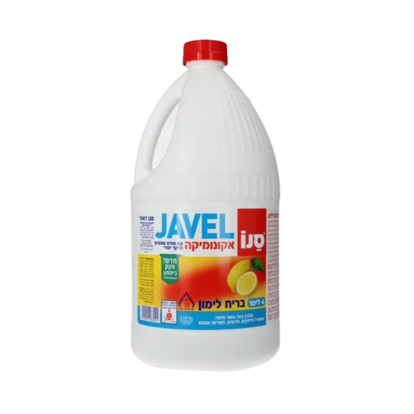 סנו JAVEL | אקונומיקה לניקוי וחיטוי יסודי בריח לימון