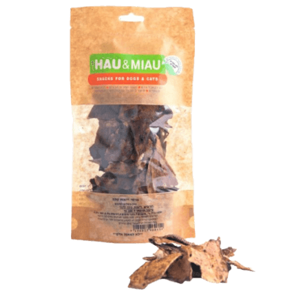 האו-ומיאו | חטיף טבעי לכלב ולחתול ריאות טלה מיובשות | 70 גרם