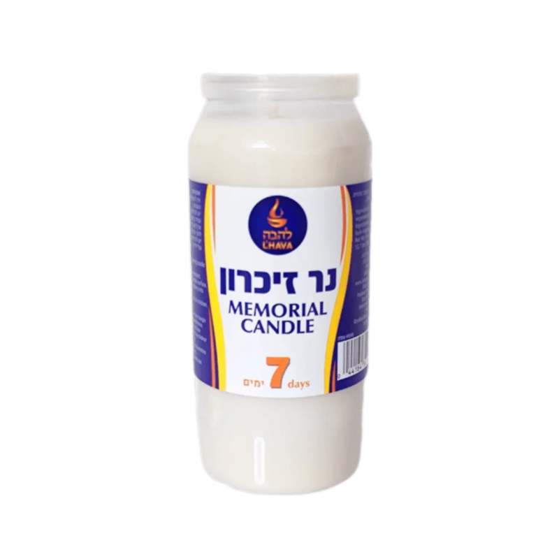 נר נשמה בפלסטיק 7 ימים