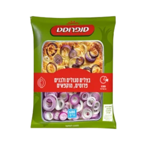 סנפרוסט | בצל סגול ובצל לבן פרוסים מוקפאים