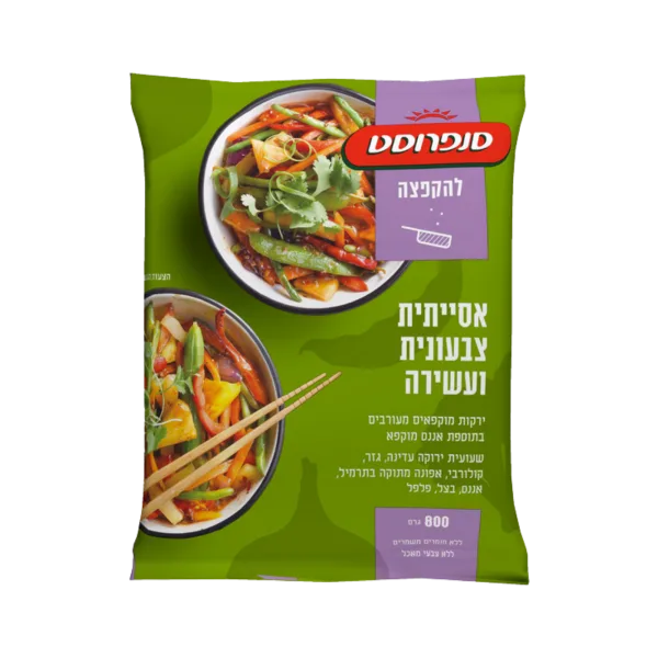 סנפרוסט | מנה אסייתית צבעונית ועשירה להקפצה